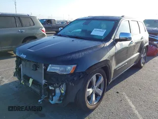 2014 Jeep Grand Cherokee Overland with VIN 1C4RJFCT5EC221015, listed as a IAAI auction lot 41959844 with 78,367 mi miles and . Bid and sale history available at DreamBid. Image 18.