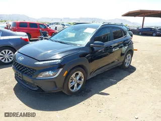 2023 Hyundai Kona SEL with VIN KM8K6CAB9PU990203, listed as a IAAI auction lot 42121756 with 40,537 mi miles. Bid and sale history available at carsss.com. Image 17.