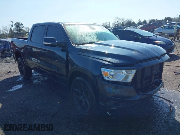2020 Ram 1500 Big Horn with VIN 1C6SRFFT3LN331267, listed as a IAAI auction lot 41922224 with 143,297 mi miles. Bid and sale history available at carsss.com. Image 1.