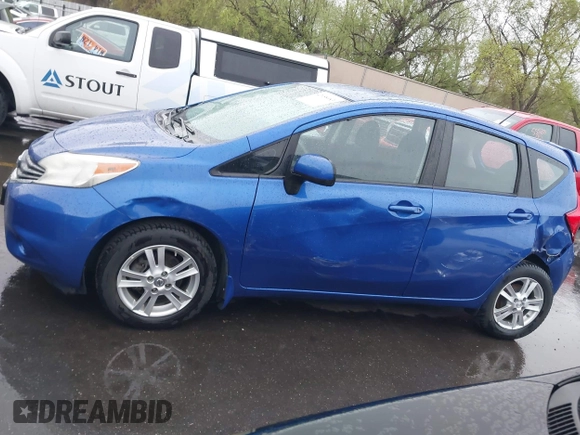 2014 Nissan Note SV with VIN 3N1CE2CP7EL376582, listed as a IAAI auction lot 42058083 with 135,411 mi miles and . Bid and sale history available at DreamBid. Image 14.