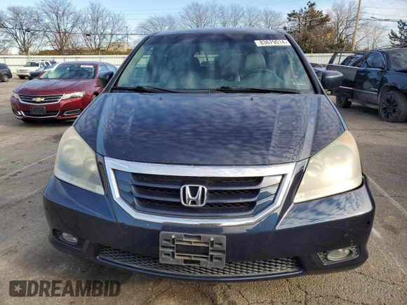 2009 Honda Odyssey Touring with VIN 5FNRL388X9B036741, listed as a Copart auction lot 83679014 with 131,874 mi miles and Clean Title. Bid and sale history available at carsss.com. Image 5.