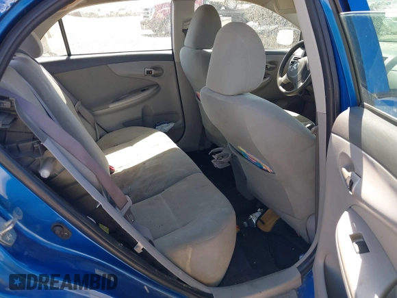 2010 Toyota Corolla with VIN 1NXBU4EE8AZ295248, listed as a IAAI auction lot 41837931 with 1 mi miles. Bid and sale history available at carsss.com. Image 8.