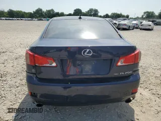 2011 Lexus IS 250 with VIN JTHCF5C26B5045387, listed as a Copart auction lot 61343545 with 203,245 mi miles and Salvage title. Bid and sale history available at DreamBid. Image 6.
