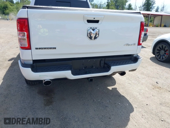 2022 Ram 1500 Big Horn with VIN 1C6SRFBT6NN164539, listed as a IAAI auction lot 42444414 with 54,343 mi miles and . Bid and sale history available at DreamBid. Image 17.