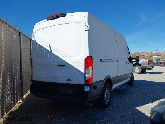 2020 Ford Transit Cargo Van with VIN 1FTBR1C89LKB62644, listed as a IAAI auction lot 41190274 with 92,775 mi miles. Bid and sale history available at carsss.com. Image 4.