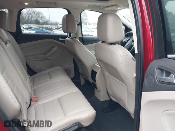 2017 Ford Escape Titanium with VIN 1FMCU0J94HUB01914, listed as a IAAI auction lot 41509707 with 55,827 mi miles. Bid and sale history available at carsss.com. Image 8.