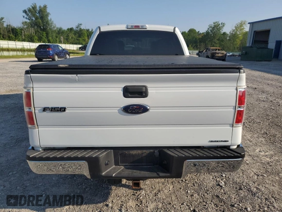 2014 Ford F-150 XL with VIN 1FTFW1EF3EFC97880, listed as a Copart auction lot 64822215 with 105,437 mi miles and Salvage title. Bid and sale history available at DreamBid. Image 6.