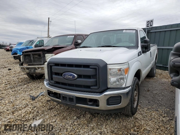 2015 Ford Super Duty F-250 SRW XL with VIN 1FTBF2A69FED29765, listed as a Copart auction lot 44680005 with 219,330 mi miles and Clean Title. Bid and sale history available at carsss.com. Image 1.
