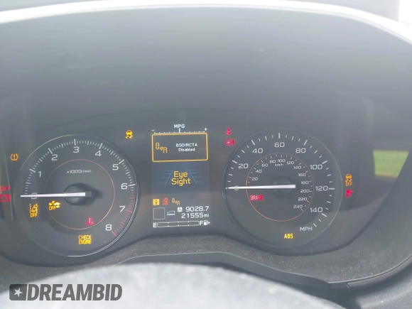 2019 Subaru Crosstrek Premium с VIN JF2GTAEC0K8328958, выставлен на аукционе IAAI как лот 40511542 с пробегом 21 555 миль миль и . История ставок и продаж доступна на DreamBid. Изображение 7.