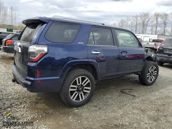 2018 Toyota 4Runner SR5 with VIN JTEBU5JR5J5567120, listed as a Copart auction lot 50935635 with 56,172 mi miles and Salvage Title. Bid and sale history available at carsss.com. Image 3.