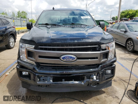 2018 Ford F-150 XL with VIN 1FTEW1E53JFC68277, listed as a Copart auction lot 58580385 with 47,373 mi miles and Salvage title. Bid and sale history available at DreamBid. Image 5.