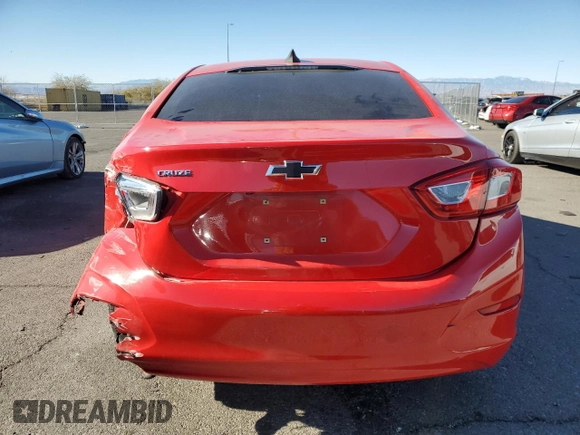 2018 Chevrolet Cruze LS with VIN 1G1BC5SM4J7224242, listed as a Copart auction lot 41511795 with 63,646 mi miles and Salvage Title. Bid and sale history available at DreamBid. Image 6.