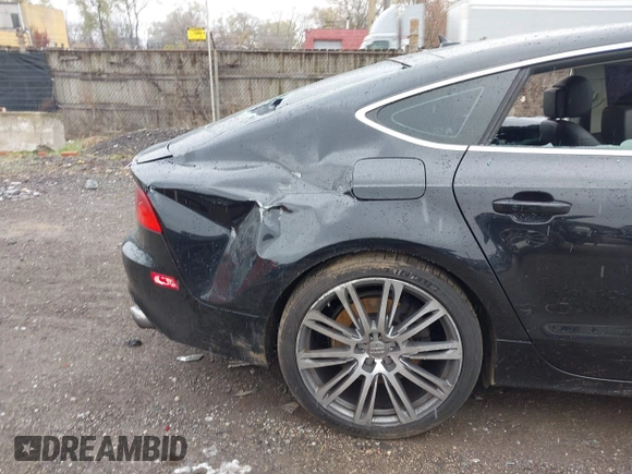 2012 Audi A7 Premium Plus with VIN WAUYGAFC0CN096027, listed as a IAAI auction lot 40881391 with 155,433 mi miles and . Bid and sale history available at DreamBid. Image 18.