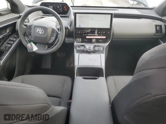 2024 Toyota bZ4X XLE with VIN JTMABACA9RA068930, listed as a Copart auction lot 45756405 with 4,117 mi miles and Salvage Title. Bid and sale history available at DreamBid. Image 8.