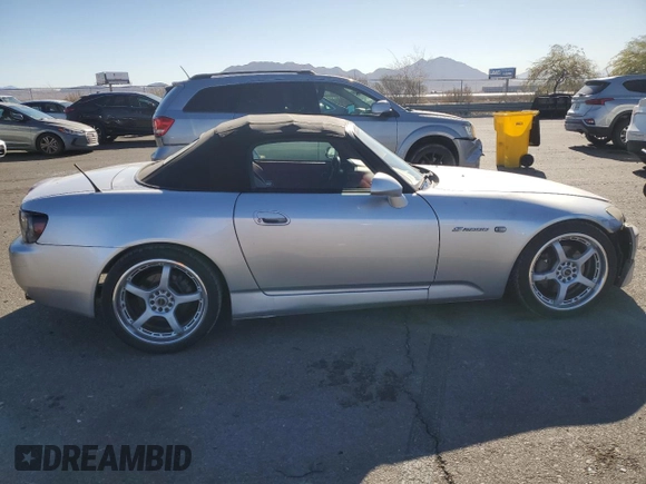 2002 Honda S2000 с VIN JHMAP11462T006442, выставлен на аукционе Copart как лот 84055404 с пробегом 99 114 миль миль и Списание • Salvage title. История ставок и продаж доступна на DreamBid. Изображение 3.