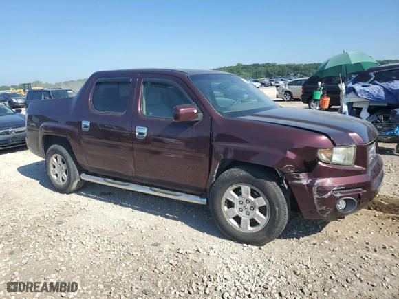 2008 Honda Ridgeline RTL with VIN 2HJYK16568H538811, listed as a Copart auction lot 65467294 with 270,974 mi miles and Salvage Title. Bid and sale history available at carsss.com. Image 4.