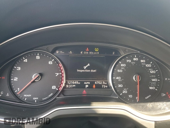 2017 Audi Q7 Premium with VIN WA1AAAF72HD021913, listed as a Copart auction lot 63260705 with 121,649 mi miles and Clean title. Bid and sale history available at DreamBid. Image 9.