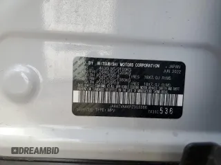 2023 Mitsubishi Eclipse Cross LE z VIN JA4ATVAA6PZ003386, wystawiony jako Copart lot #46779775 z przebiegiem 25 628 mil mil oraz Szkoda całkowita • Salvage title. Historia ofert i sprzedaży dostępna na DreamBid. Obrazek 13.