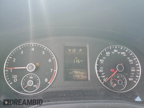 2015 Volkswagen Passat Limited Edition with VIN 1VWAS7A35FC091495, listed as a Copart auction lot 62063035 with 114,870 mi miles and Salvage title. Bid and sale history available at DreamBid. Image 9.