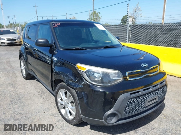 2015 Kia Soul + with VIN KNDJP3A51F7175417, listed as a IAAI auction lot 41996688 with 179,192 mi miles. Bid and sale history available at carsss.com. Image 6.