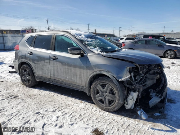 2017 Nissan Rogue S with VIN 5N1AT2MT9HC806906, listed as a Copart auction lot 45470385 with 122,040 mi miles and Salvage Title. Bid and sale history available at carsss.com. Image 4.