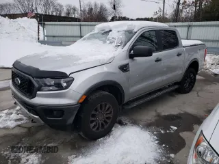 2019 Ford Ranger XL with VIN 1FTER4FH0KLA54688, listed as a Copart auction lot 43339165 with 98,067 mi miles and Salvage title. Bid and sale history available at DreamBid. Image 1.