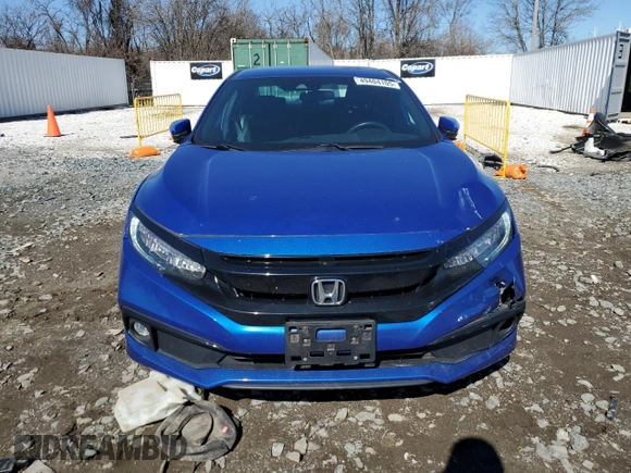 2019 Honda Civic Sport with VIN 2HGFC2F84KH585949, listed as a Copart auction lot 49404105 with 100,886 mi miles and Salvage Title. Bid and sale history available at DreamBid. Image 5.