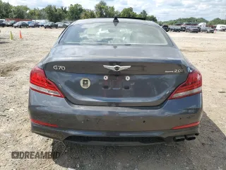 2020 Genesis G70 2.0T with VIN KMTG34LA9LU062884, listed as a Copart auction lot 68301304 with 92,700 mi miles and Salvage Title. Bid and sale history available at carsss.com. Image 6.