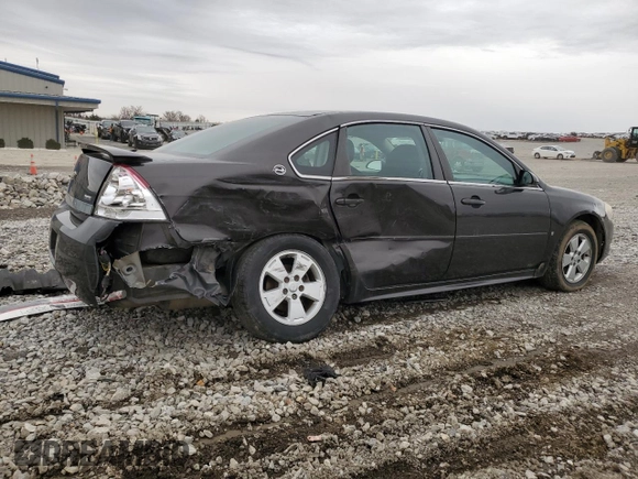2009 Chevrolet Impala LT with VIN 2G1WT57K891232393, listed as a Copart auction lot 48184545 with 148,311 mi miles and Salvage Title. Bid and sale history available at DreamBid. Image 3.