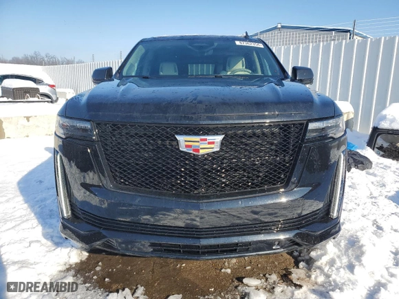 2023 Cadillac Escalade 4WD Sport Platinum with VIN 1GYS4GKL0PR181999, listed as a Copart auction lot 87362354 with 7,193 mi miles and Salvage Title. Bid and sale history available at carsss.com. Image 5.