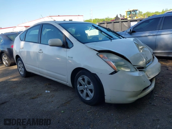 2007 Toyota Prius with VIN JTDKB20U873238639, listed as a IAAI auction lot 42138646 with 1 mi miles. Bid and sale history available at carsss.com. Image 1.