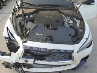 2019 Infiniti Q50 RED SPORT 400 with VIN JN1FV7AP3KM760311, listed as a Copart auction lot 84064674 with 47,397 mi miles and Salvage Title. Bid and sale history available at carsss.com. Image 11.