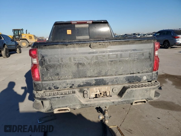 2021 Chevrolet Silverado 1500 RST with VIN 1GCUYEED6MZ263548, listed as a Copart auction lot 82894564 with Not Provided miles and Salvage Title. Bid and sale history available at carsss.com. Image 6.