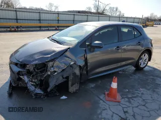 2022 Toyota Corolla Hatchback SE with VIN JTND4MBE5N3149995, listed as a Copart auction lot 48264525 with 28,363 mi miles and Salvage Title. Bid and sale history available at carsss.com. Image 1.