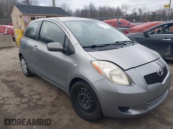 2008 Toyota Yaris with VIN JTDJT923385207634, listed as a IAAI auction lot 41740850 with 206,732 mi miles. Bid and sale history available at carsss.com. Image 1.