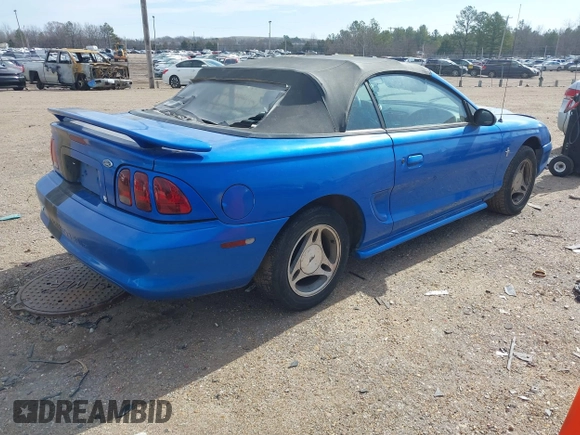 1998 Ford Mustang with VIN 1FAFP4441WF119648, listed as a IAAI auction lot 41588074 with 128,343 mi miles. Bid and sale history available at carsss.com. Image 4.