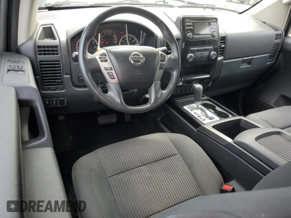 2014 Nissan Titan SV with VIN 1N6BA0CA5EN508322, listed as a Copart auction lot 58561645 with 98,227 mi miles and Salvage title. Bid and sale history available at DreamBid. Image 8.