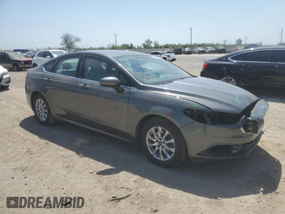 2017 Ford Fusion S with VIN 3FA6P0G7XHR186799, listed as a Copart auction lot 49870325 with 92,021 mi miles and Salvage Title. Bid and sale history available at DreamBid. Image 4.