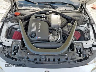 2015 BMW M4 with VIN WBS3R9C5XFK332533, listed as a Copart auction lot 57030615 with 97,739 mi miles and Salvage title. Bid and sale history available at DreamBid. Image 11.