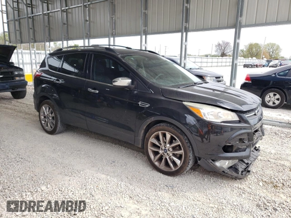 2014 Ford Escape SE with VIN 1FMCU0G91EUE12462, listed as a Copart auction lot 53032685 with 164,421 mi miles and Salvage Title. Bid and sale history available at carsss.com. Image 4.
