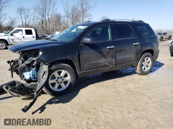 2016 GMC Acadia SLE with VIN 1GKKRNED4GJ124210, listed as a Copart auction lot 46415345 with 59,003 mi miles and Salvage Title. Bid and sale history available at DreamBid. Image 1.