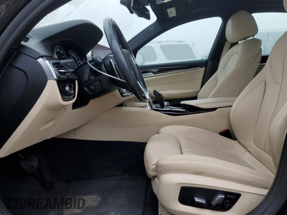 2019 BMW 5 Series 530e with VIN WBAJA9C51KB398689, listed as a Copart auction lot 45586425 with 61,866 mi miles and Salvage title. Bid and sale history available at DreamBid. Image 7.
