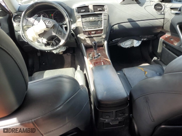 2007 Lexus IS 350 with VIN JTHBE262572012608, listed as a Copart auction lot 47358585 with 219,798 mi miles and Salvage Title. Bid and sale history available at carsss.com. Image 8.