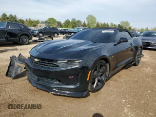 2019 Chevrolet Camaro 1LT z VIN 1G1FB3DS0K0127179, wystawiony jako Copart lot #55480815 z przebiegiem 85 746 mil mil oraz Szkoda całkowita • Salvage title. Historia ofert i sprzedaży dostępna na DreamBid. Obrazek 1.