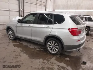 2013 BMW X3 xDrive28i with VIN 5UXWX9C52DL874015, listed as a IAAI auction lot 41542818 with 84,610 mi miles. Bid and sale history available at carsss.com. Image 3.