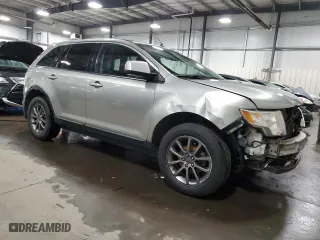 2008 Ford Edge SEL with VIN 2FMDK38C38BB31585, listed as a Copart auction lot 49402955 with 190,585 mi miles and Salvage Title. Bid and sale history available at carsss.com. Image 4.
