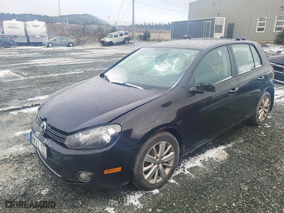 2013 Volkswagen Golf TDI w/Sunroof & Nav with VIN WVWNM7AJ4DW061607, listed as a Copart auction lot 83153834 with 115,472 mi miles and Salvage Title. Bid and sale history available at carsss.com. Image 1.