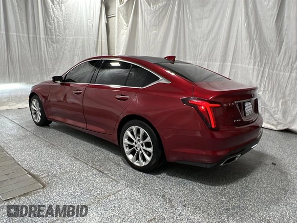 2020 Cadillac CT5 Premium Luxury with VIN 1G6DT5RK5L0124587, listed as a Copart auction lot 54260185 with 17,544 mi miles and Clean Title. Bid and sale history available at carsss.com. Image 3.