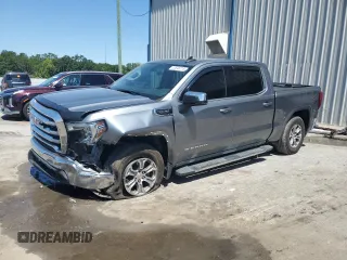 2019 GMC Sierra 1500 with VIN 3GTU8BED2KG193400, listed as a Copart auction lot 53545715 with 50,437 mi miles and Salvage Title. Bid and sale history available at DreamBid. Image 1.