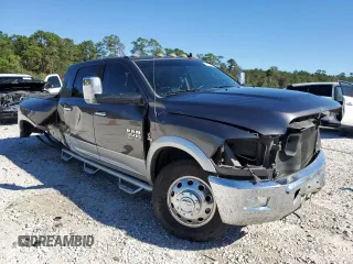 2015 Ram 3500 Laramie with VIN 3C63RRMLXFG657265, listed as a Copart auction lot 80014074 with 189,436 mi miles and Clean Title. Bid and sale history available at carsss.com. Image 4.